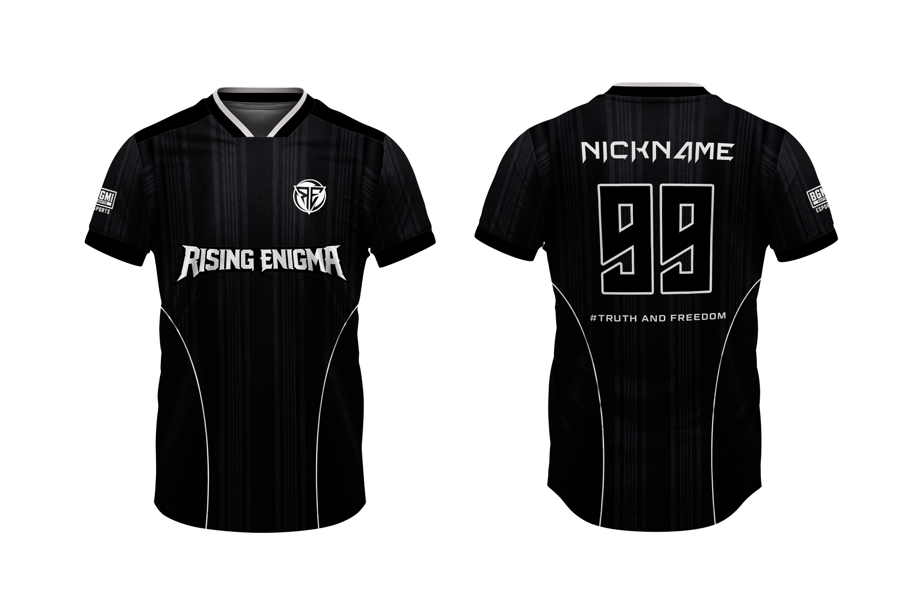 Create Your Gaming Jersey – Name, Number, Logo & Flag