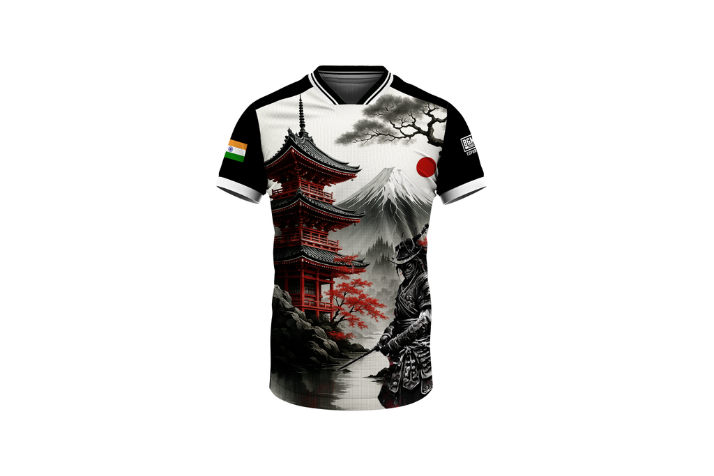 Samurai Japanese Theme Custom Esports Jersey – Edit Colors, Text & Logos