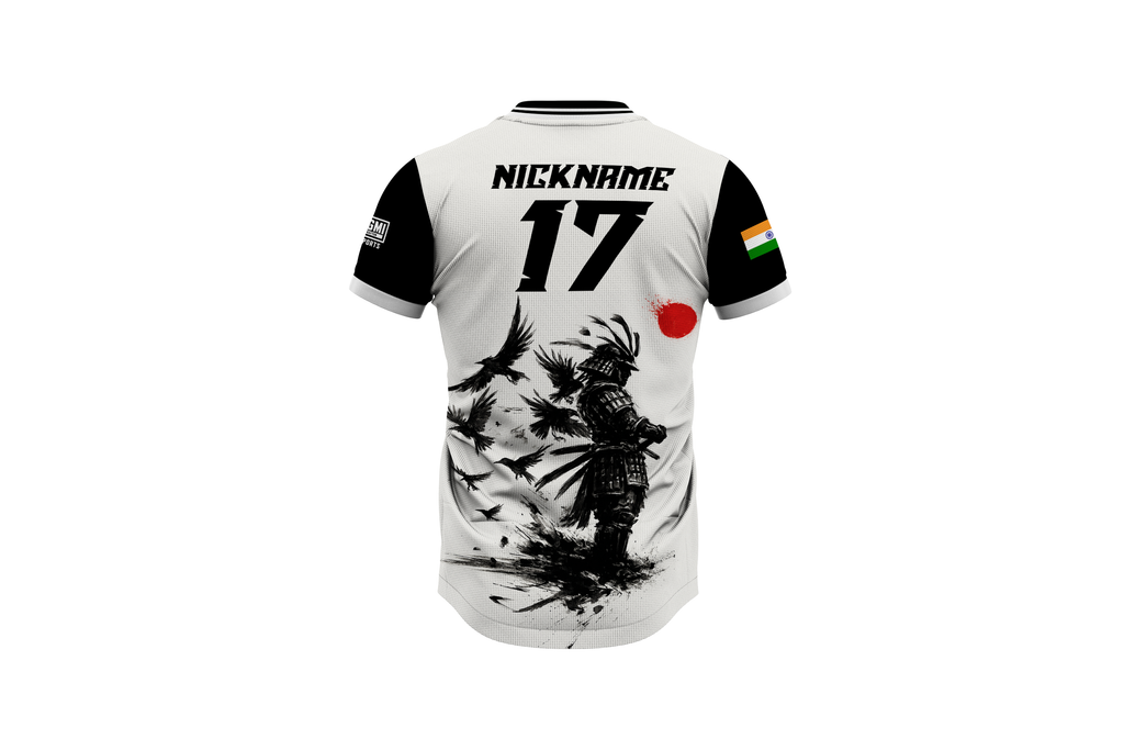 Samurai Japanese Theme Custom Esports Jersey – Edit Colors, Text & Logos