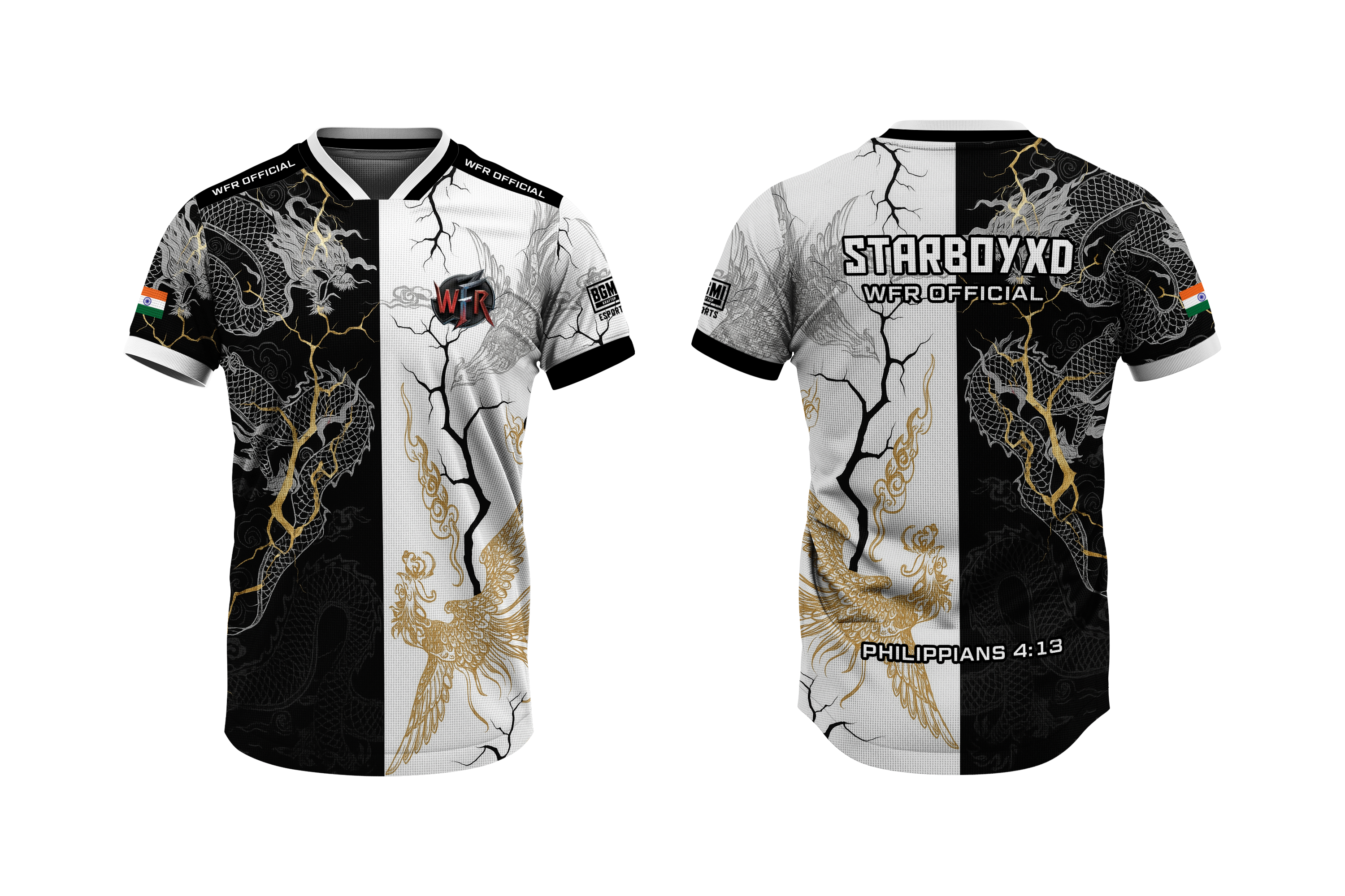 Fully Editable Esports Jersey – Custom Name, Number & Graphics