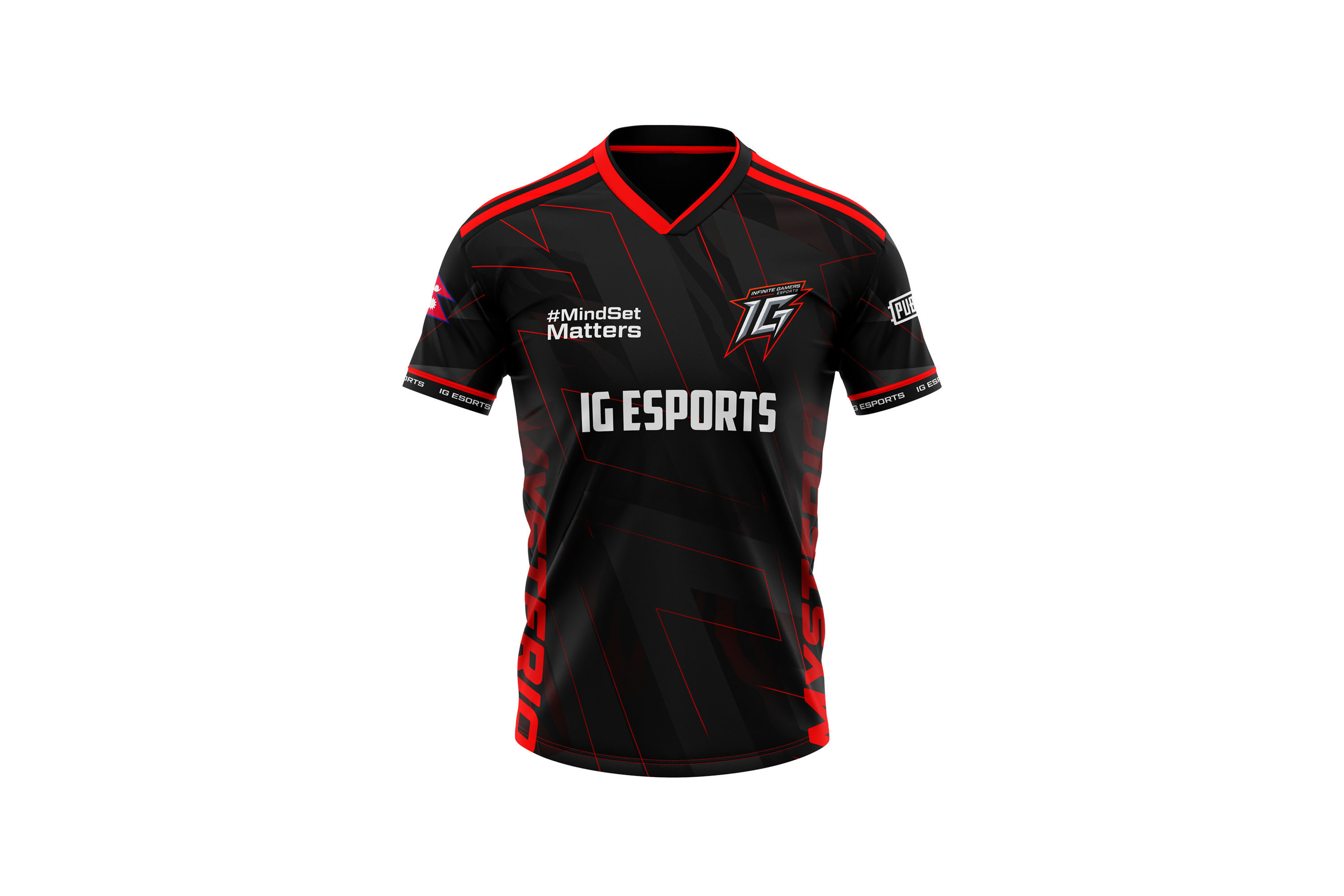 IG Esports Mysterio Elite Pro Jersey – Black Red Premium Edition