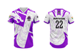 Bodo Warrior Esports Jersey – Purple White Custom Name & Number