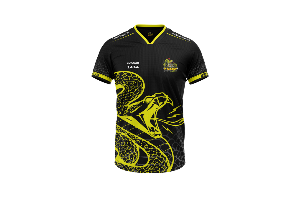 THLEN Esports Snake Edition Jersey – Black Yellow Custom Name