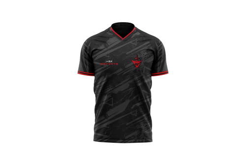 ABK Esports Jersey – Black Red Custom Name & Number