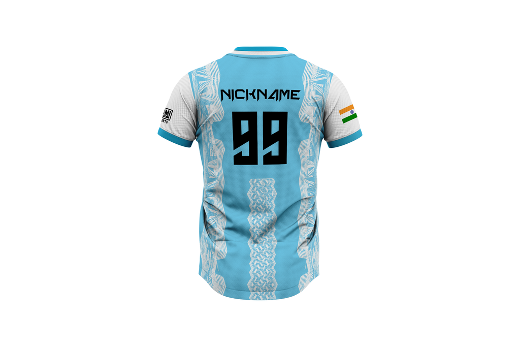 Aqua Core Custom Esports Jersey – Personalized Name,Number,Logo & Flag