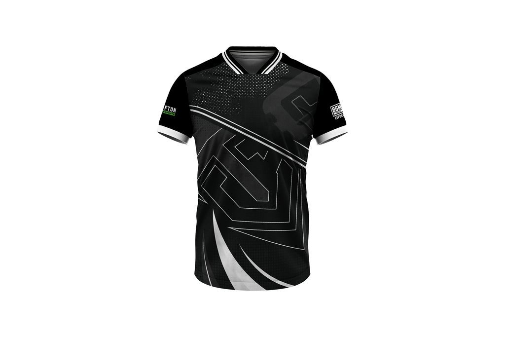 Blackout Core Onyx Edge Custom Esports Jersey – Black & White Edition