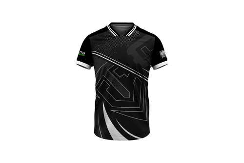 Blackout Core Onyx Edge Custom Esports Jersey – Black & White Edition