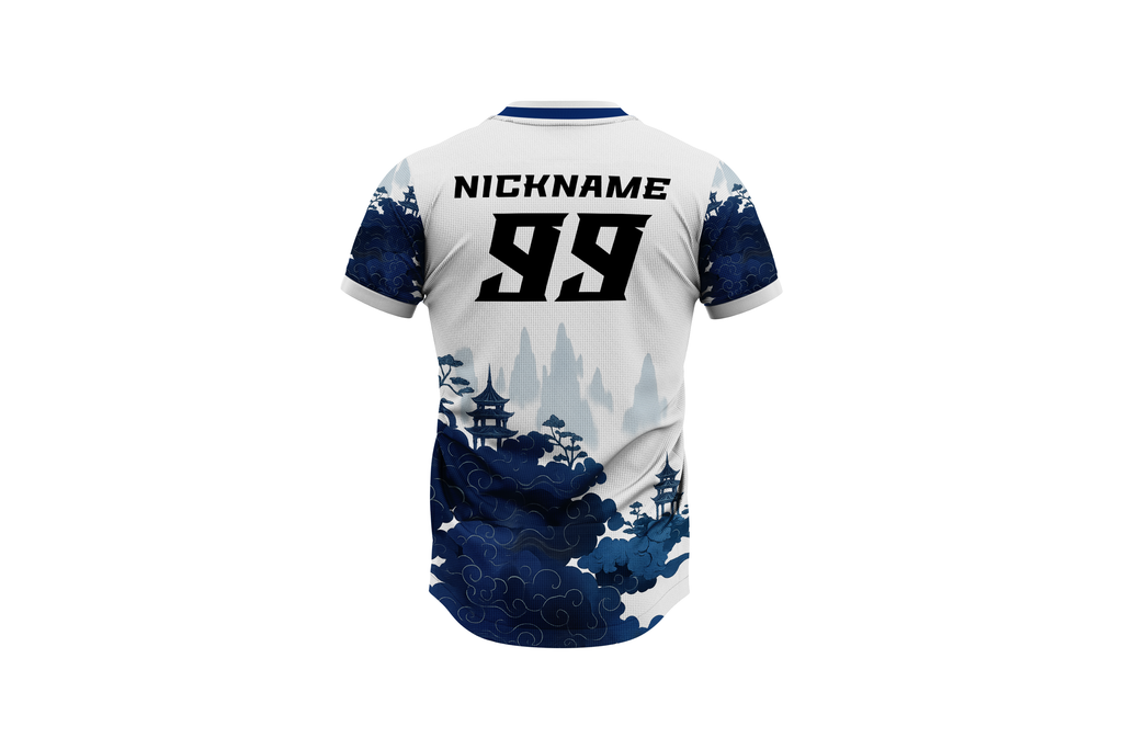 Azure Dynasty Custom Esports Jersey – Personalized Name & Number