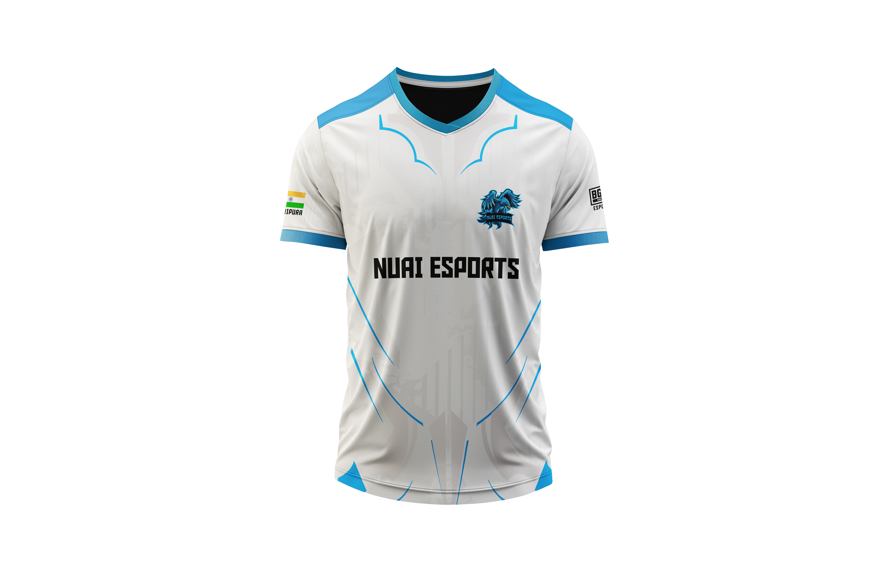 Arctic Pulse – Personalized Esports Jersey, Custom Name,Number & Logo