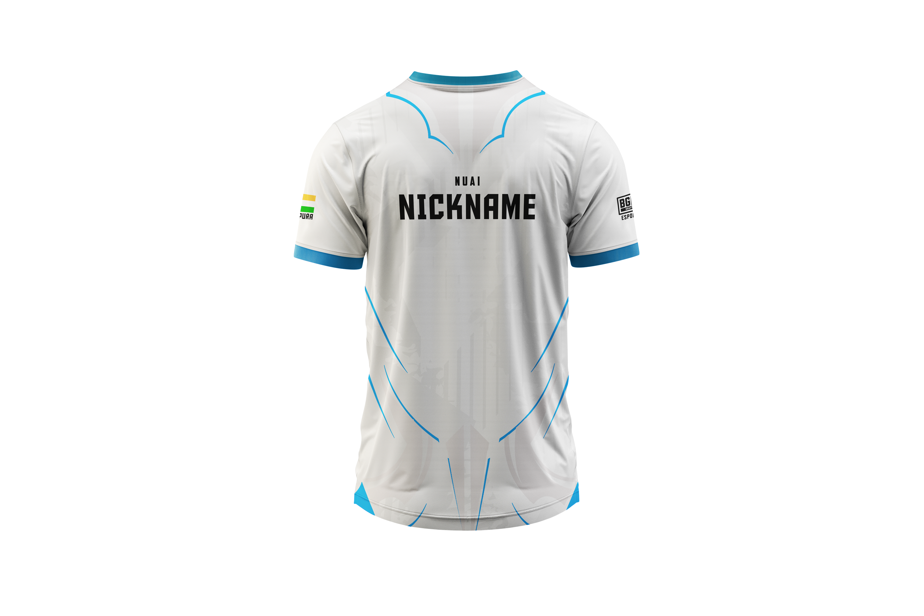 Arctic Pulse – Personalized Esports Jersey, Custom Name,Number & Logo