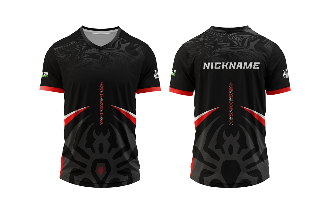 Obsidian Edge – Personalized Esports Jersey - Custom Name, Number & Logo