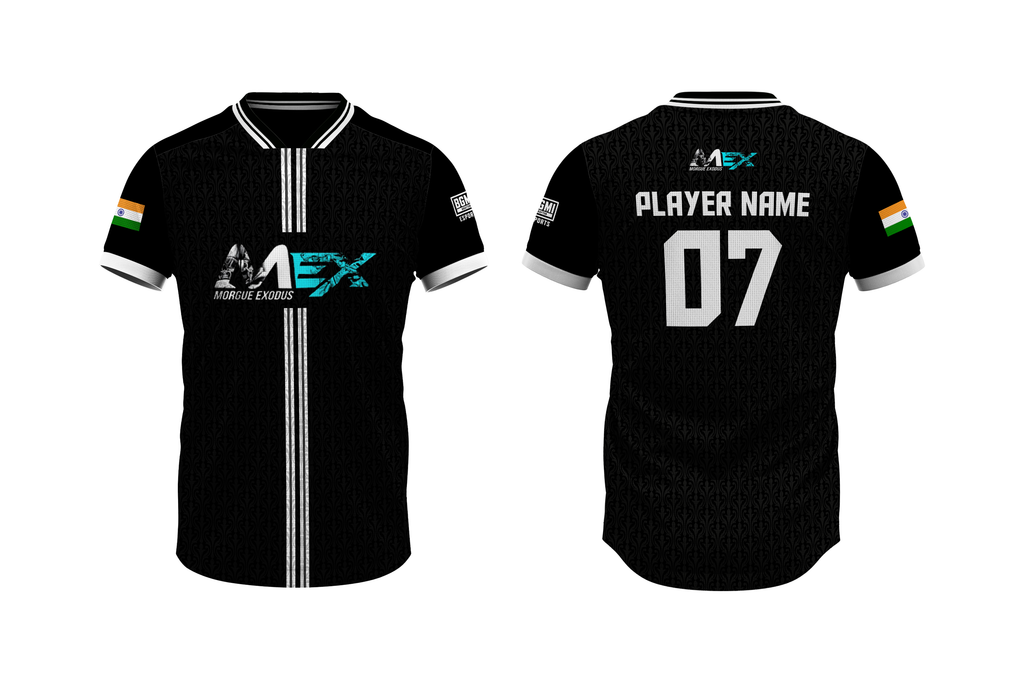 Black Sovereign – Pro Esports Jersey, Custom Name, Number, Logo & Flag