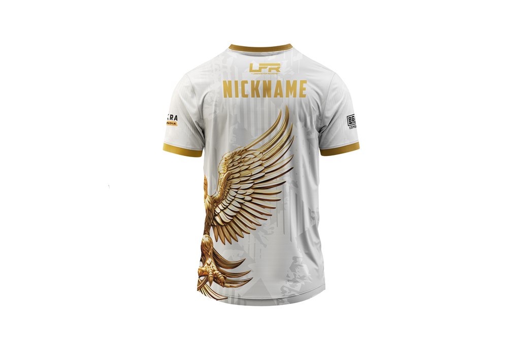 Golden Ascend – Pro Esports Jersey, Custom Name, Number & Logo