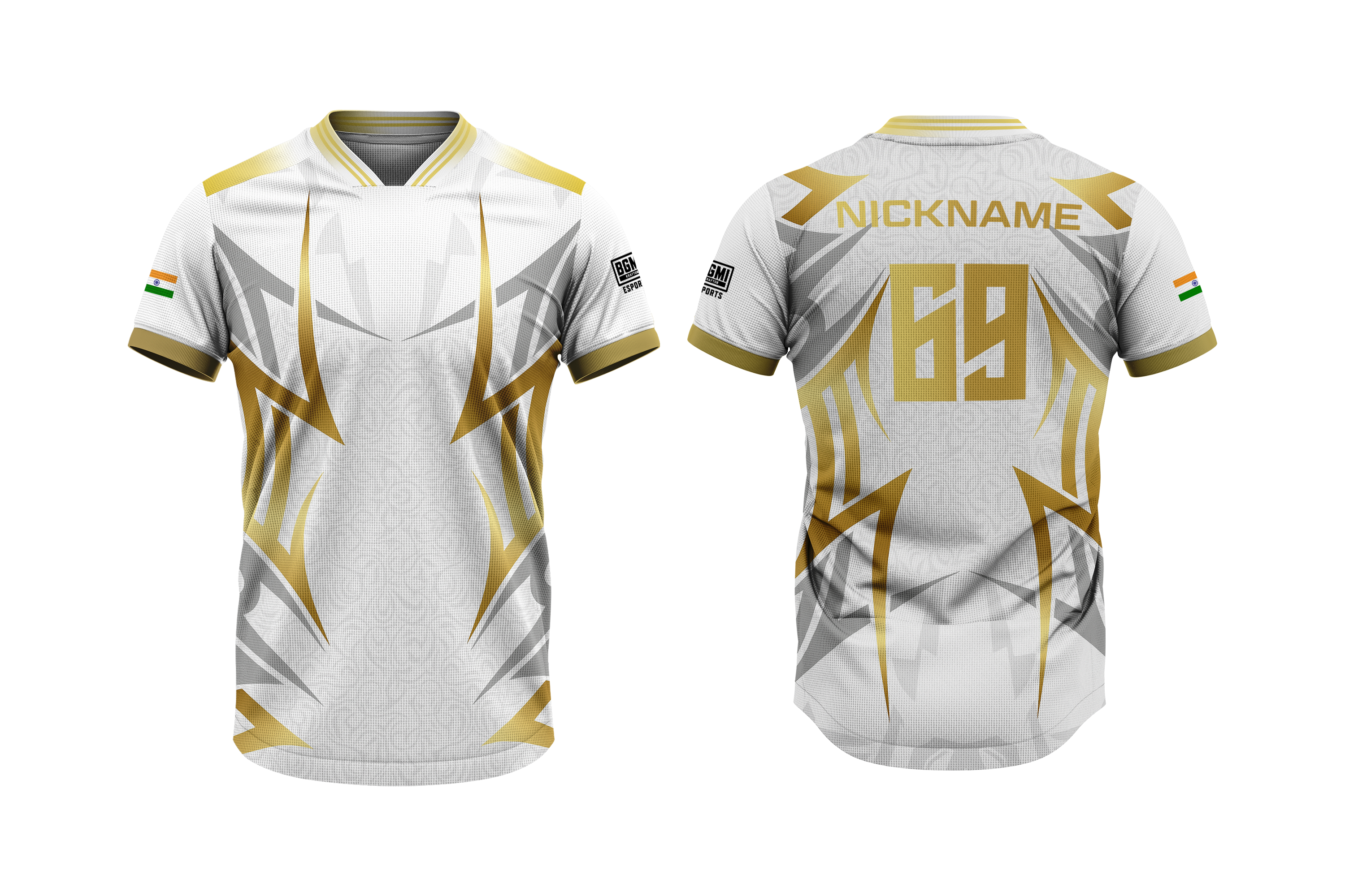 Custom Match Esports Jersey – Name, Logo, Flag & Number