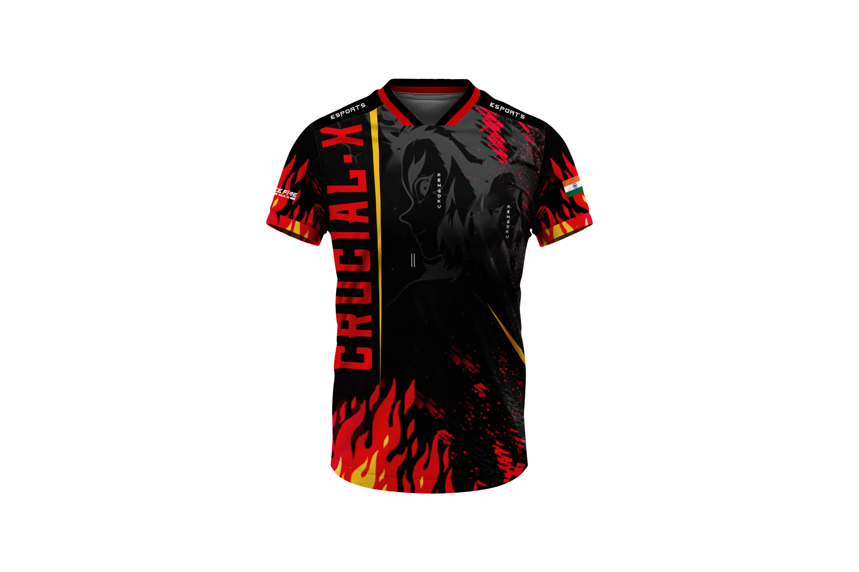 Esports Jersey with Custom Name, Logo & Flag