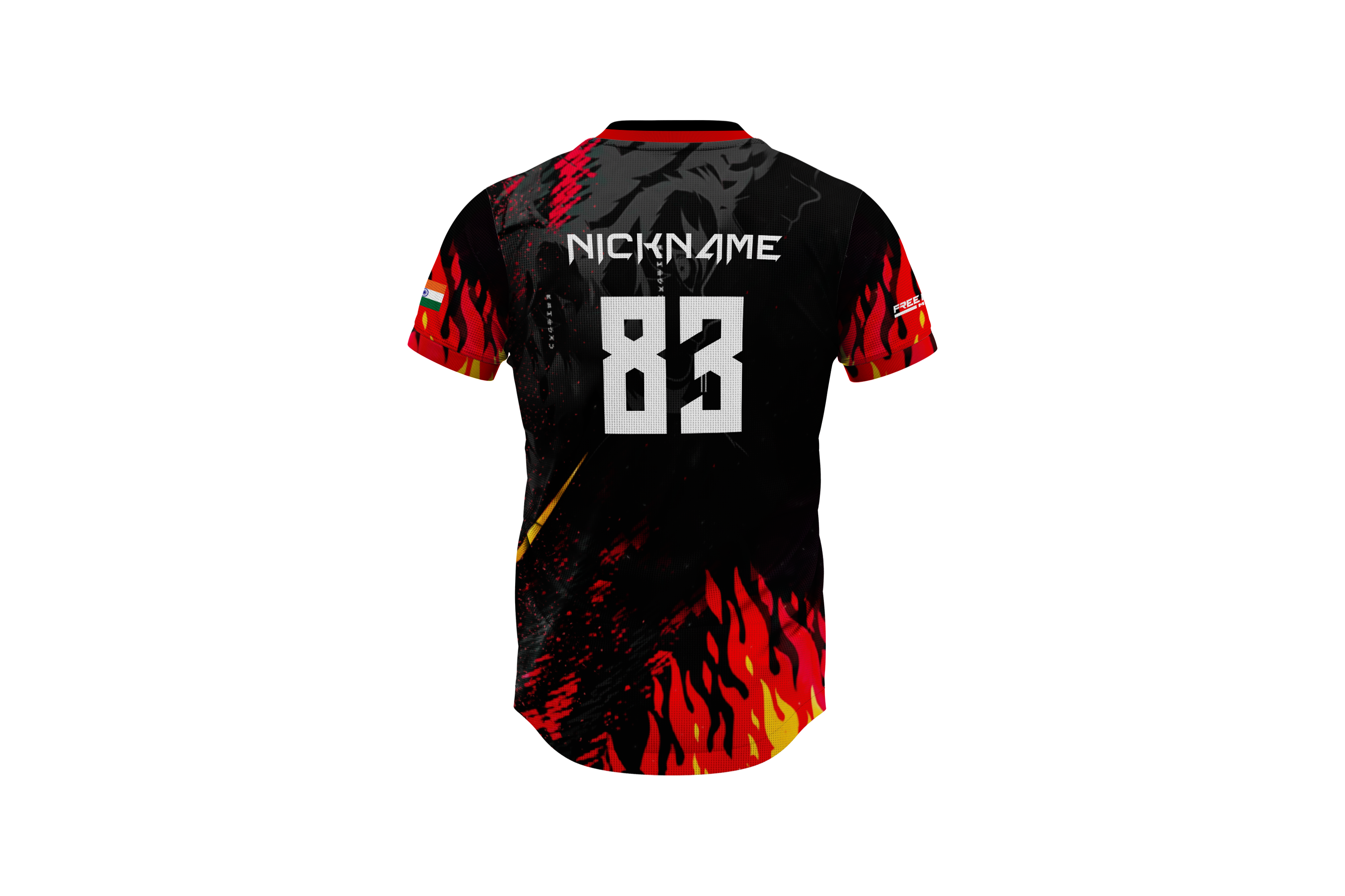 Esports Jersey with Custom Name, Logo & Flag