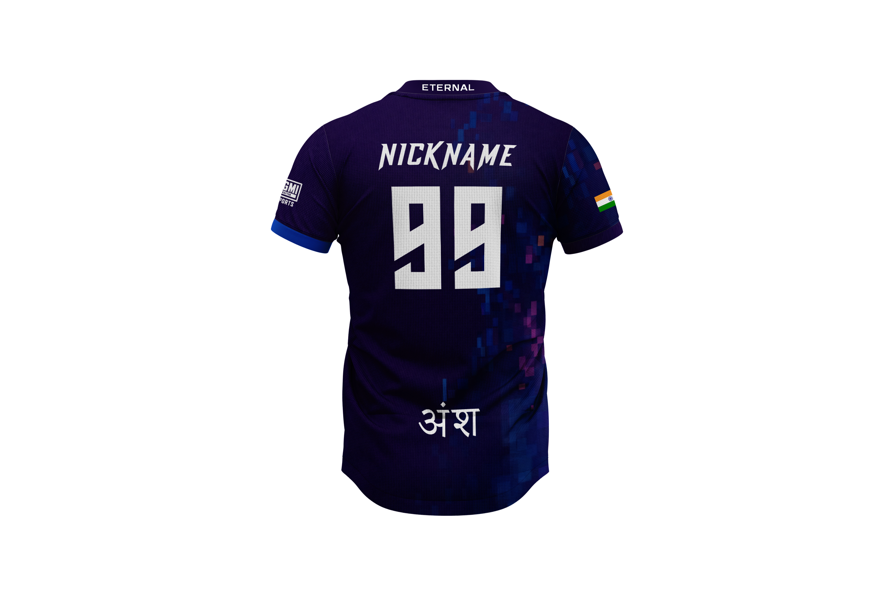 Design Your Gaming Jersey – Custom Name, Logo & Flag