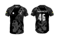 Custom Printed Esports Jersey – Name, Logo & Flag
