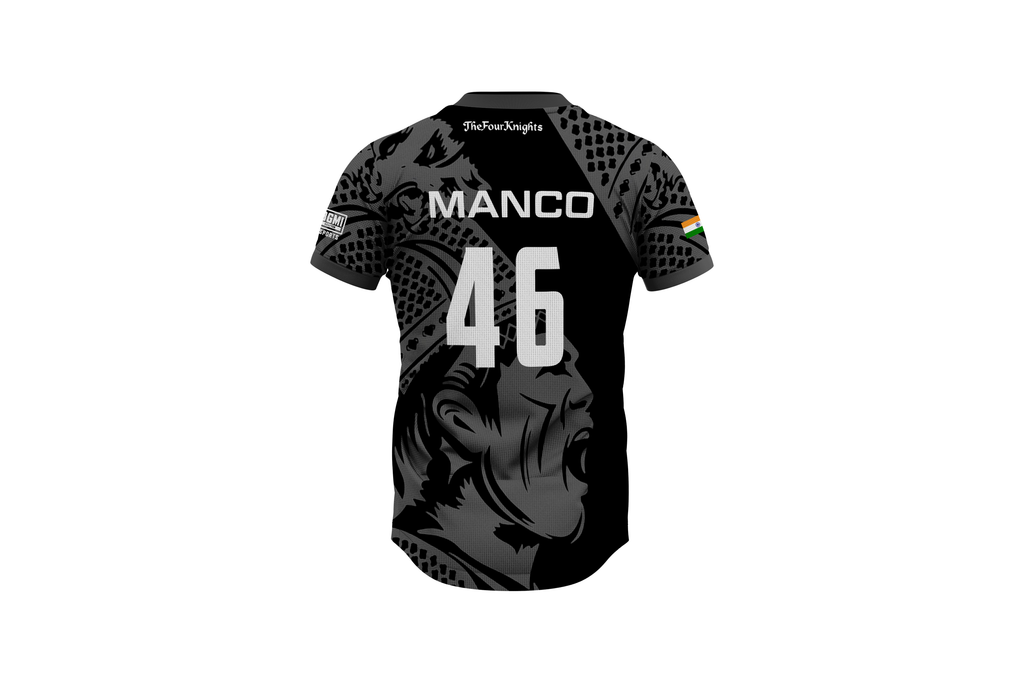 Custom Printed Esports Jersey – Name, Logo & Flag