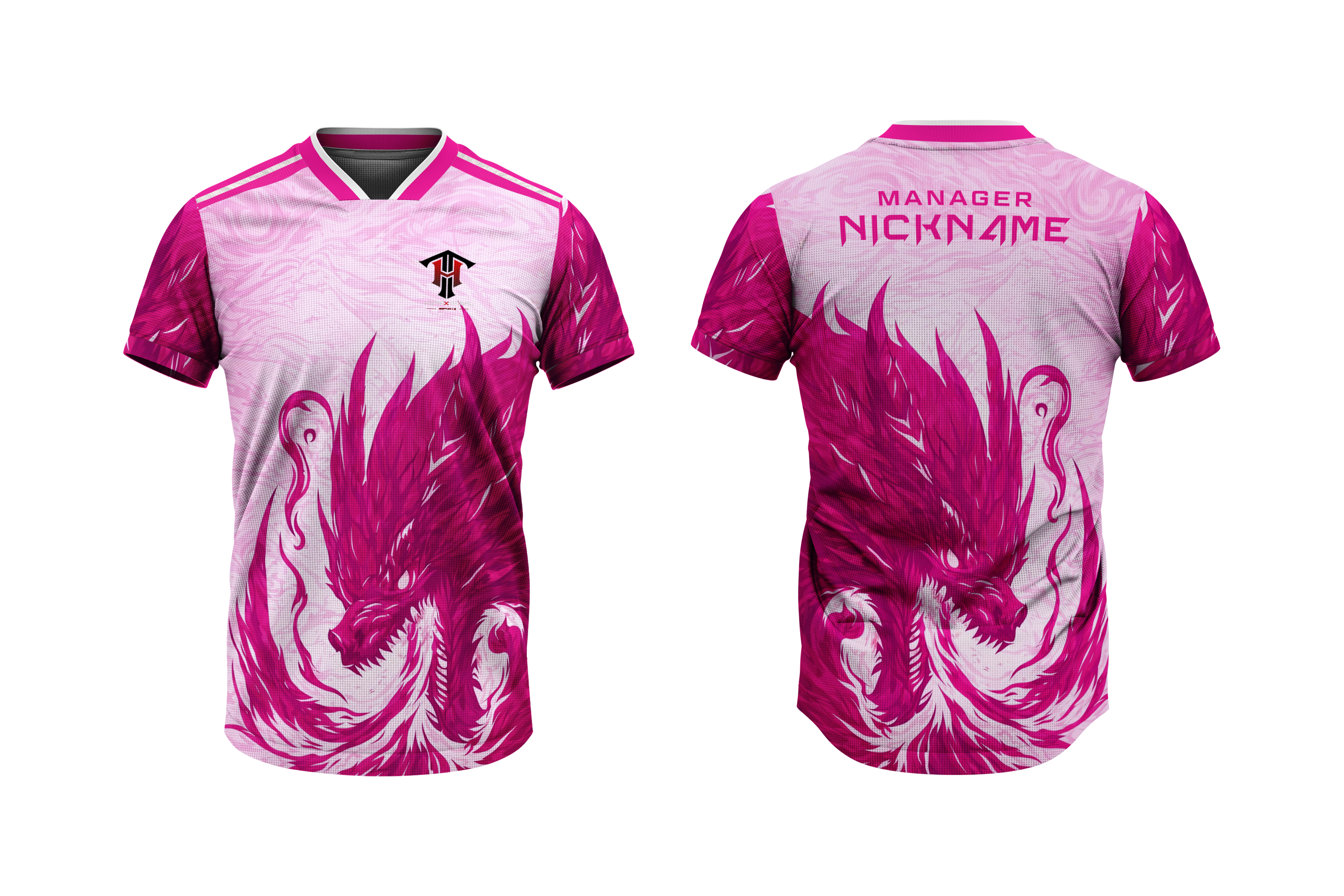 Design Your Gaming Jersey – Custom Name, Logo & Flag