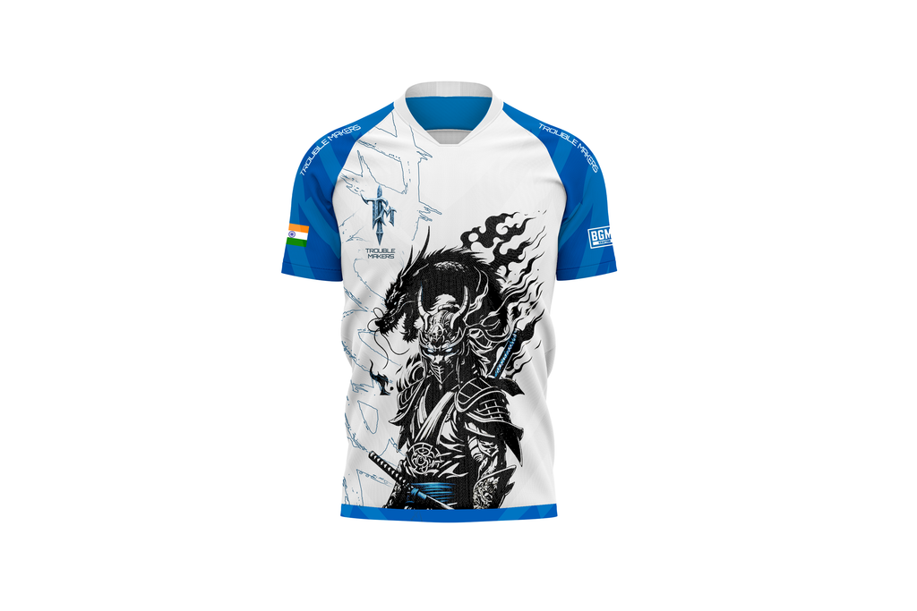 Trouble Makers Samurai Esports Jersey – Blue White Pro Edition