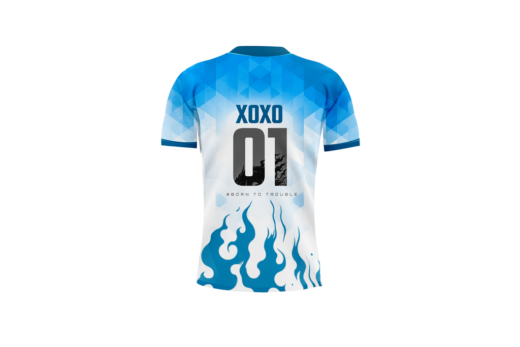 Trouble Makers Samurai Esports Jersey – Blue White Pro Edition