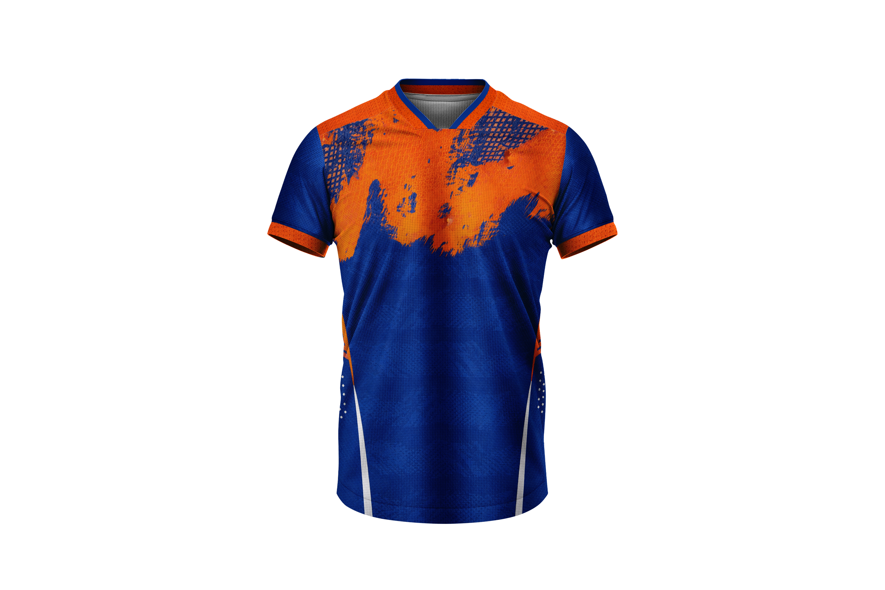 Premium Blue & Orange Cricket Jersey – 2026 Elite Custom Edition