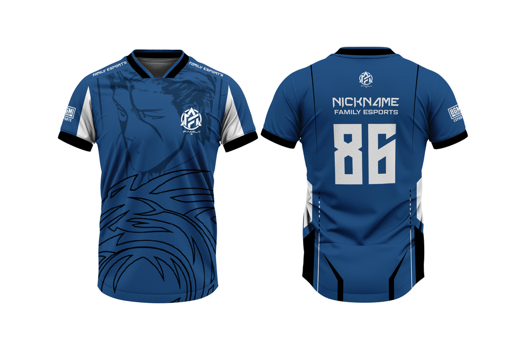 Family Esports Jersey – Custom Name, Number, Logo & Flag