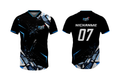 KSA 2026 Special Edition Cricket Jersey – Black, White & Sky Blue | Premium Wear