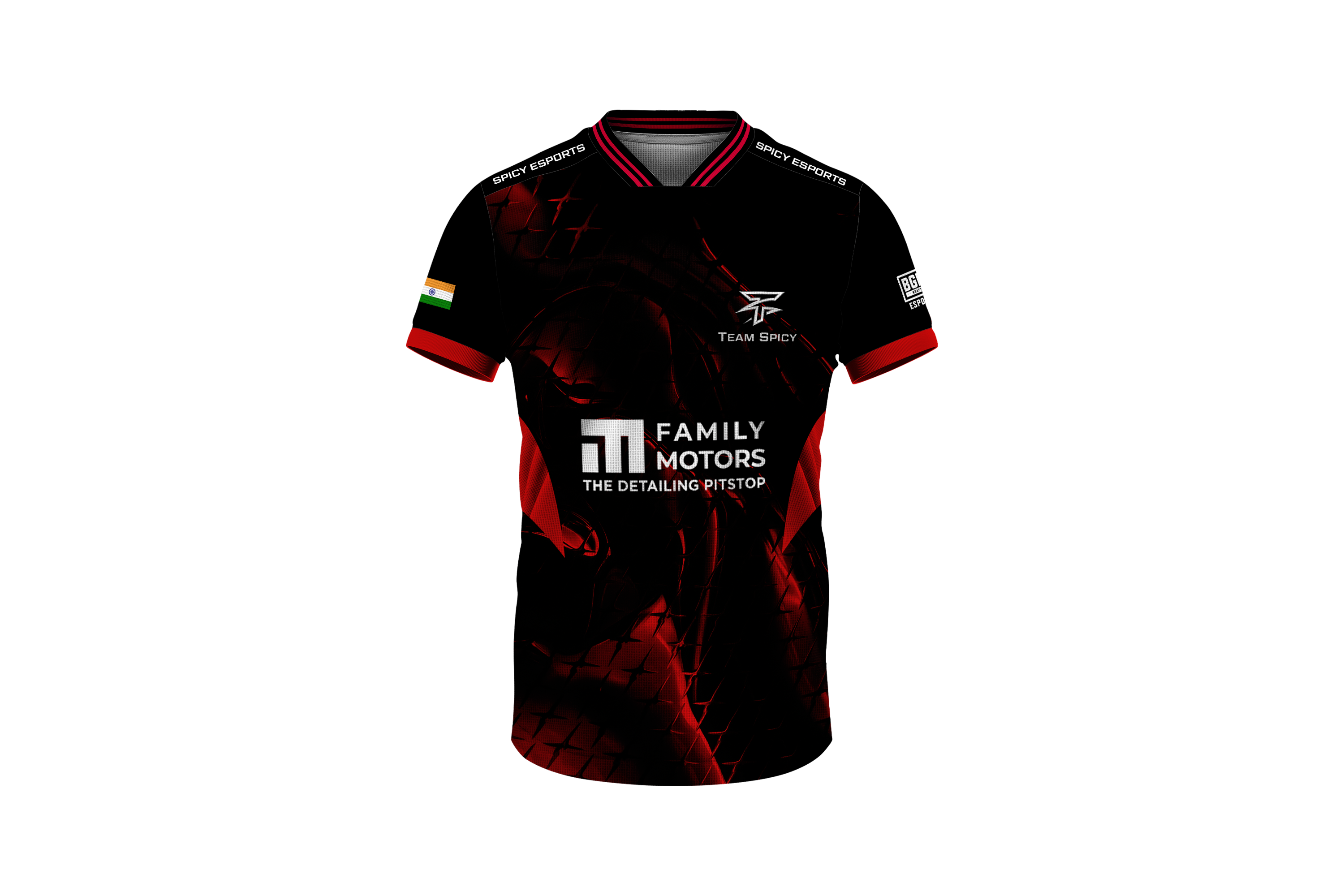 Spicy Esports Elite Custom Esports Jersey – Name, Number, Logo & Flag
