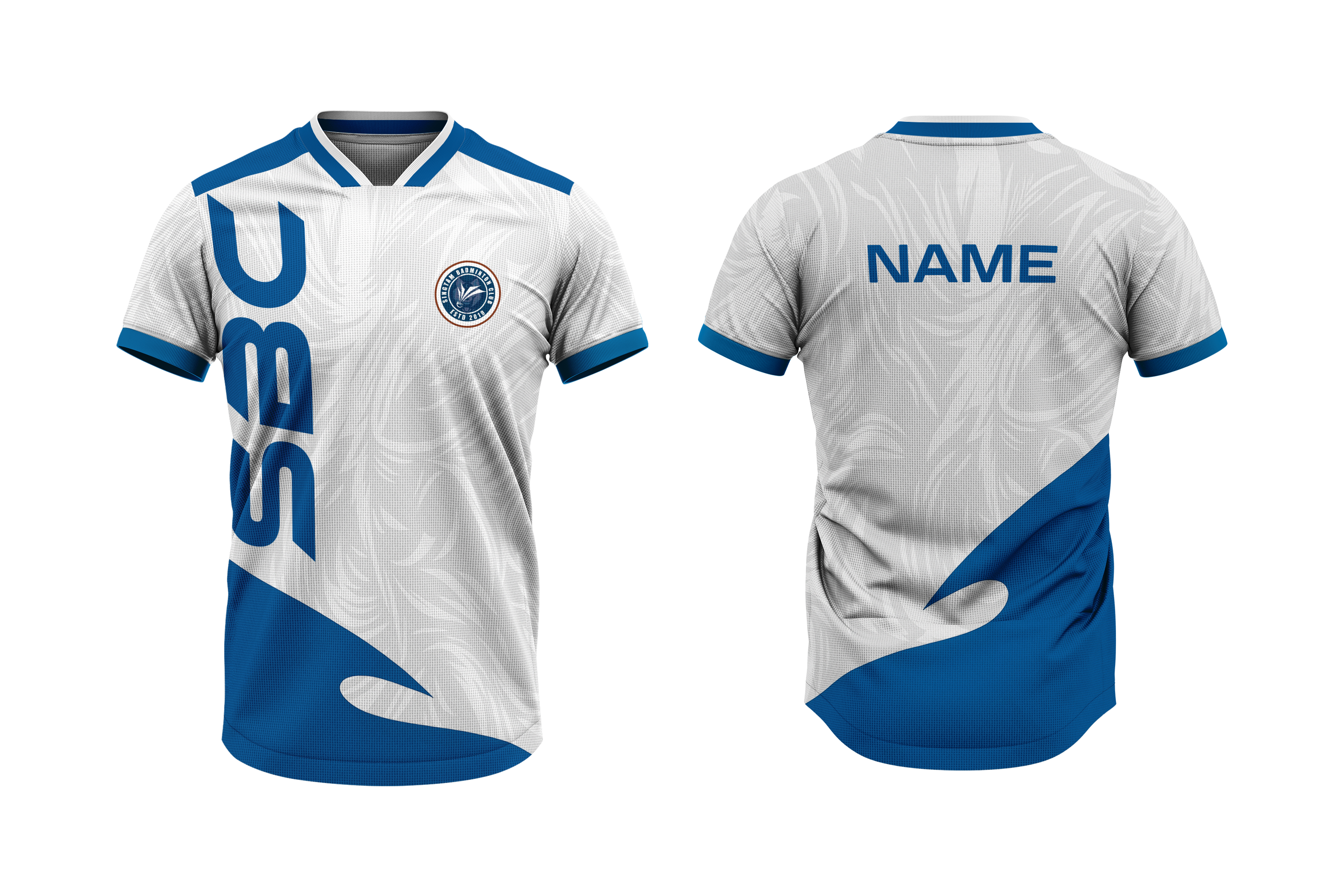 Singtam Elite Badminton Jersey – Custom Name, Number, Logo & Flag