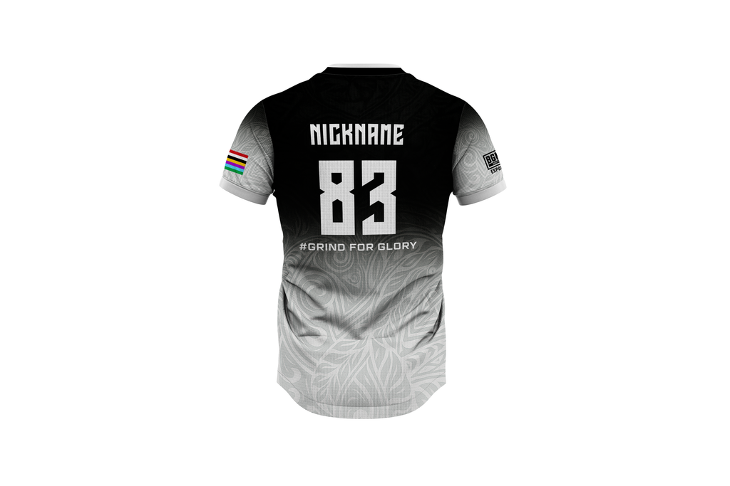 Just Trying Esports Jersey - 2025 Silver & Black Edition