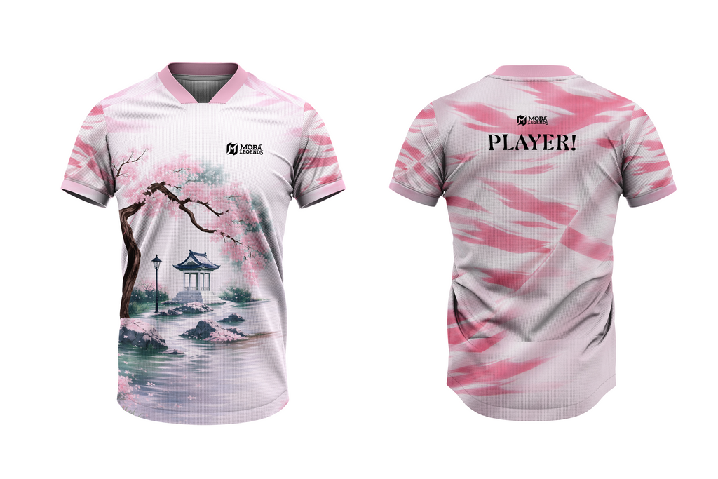 Mobile Legends Japanese Theme Pink Esports Jersey – Custom Name & Number