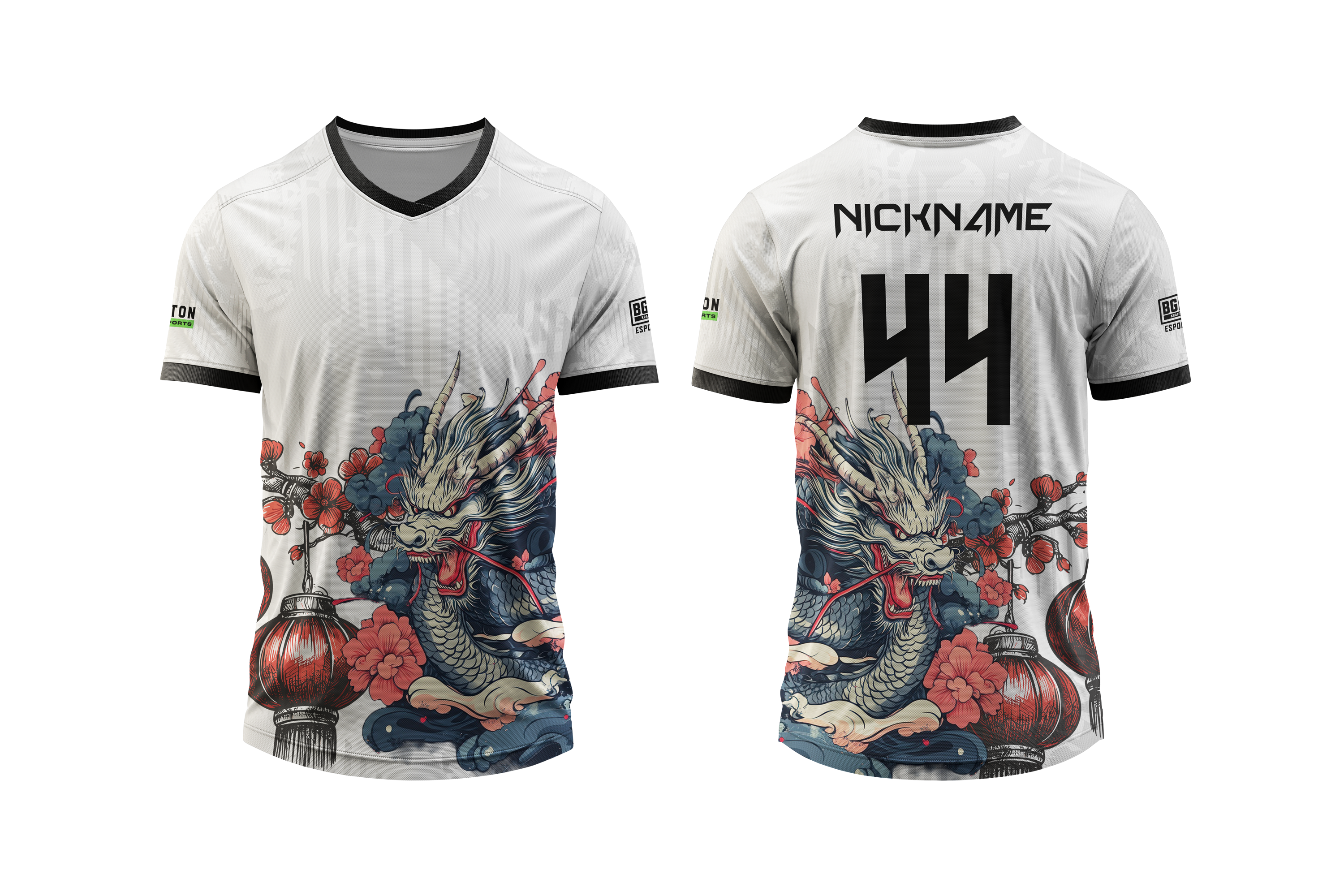 Personalized Esports Jersey – Name, Logo, Flag & Number