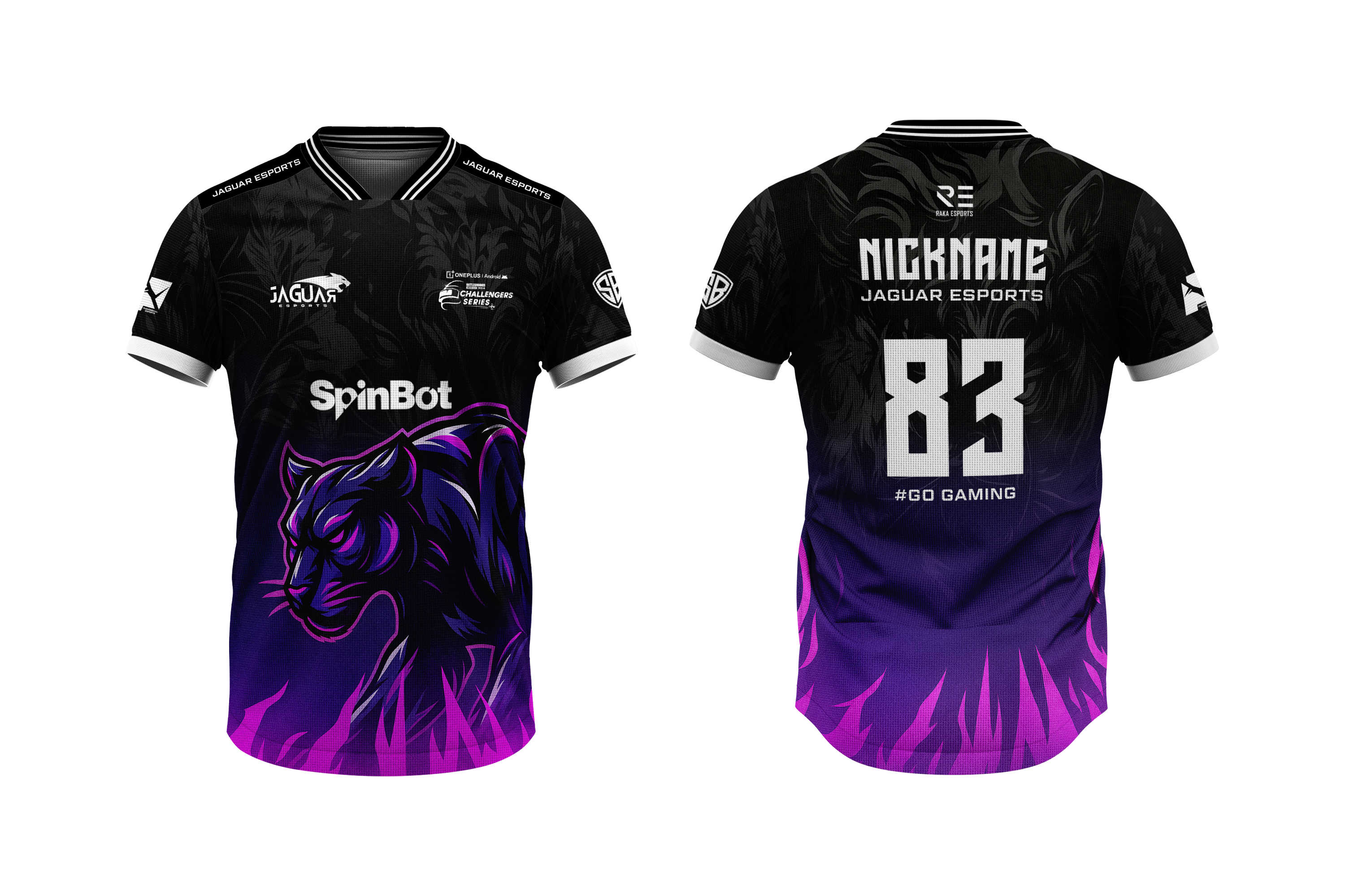 Master Series 2025 Jaguar Official Esports Jersey with Custom Name, Logo & Flag