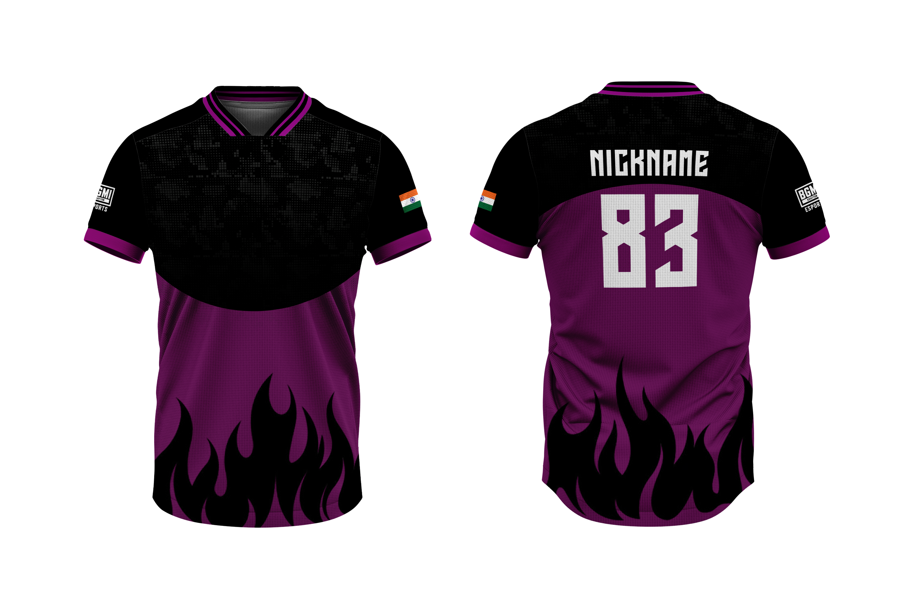 Custom Match Esports Jersey – Name, Logo, Flag & Number