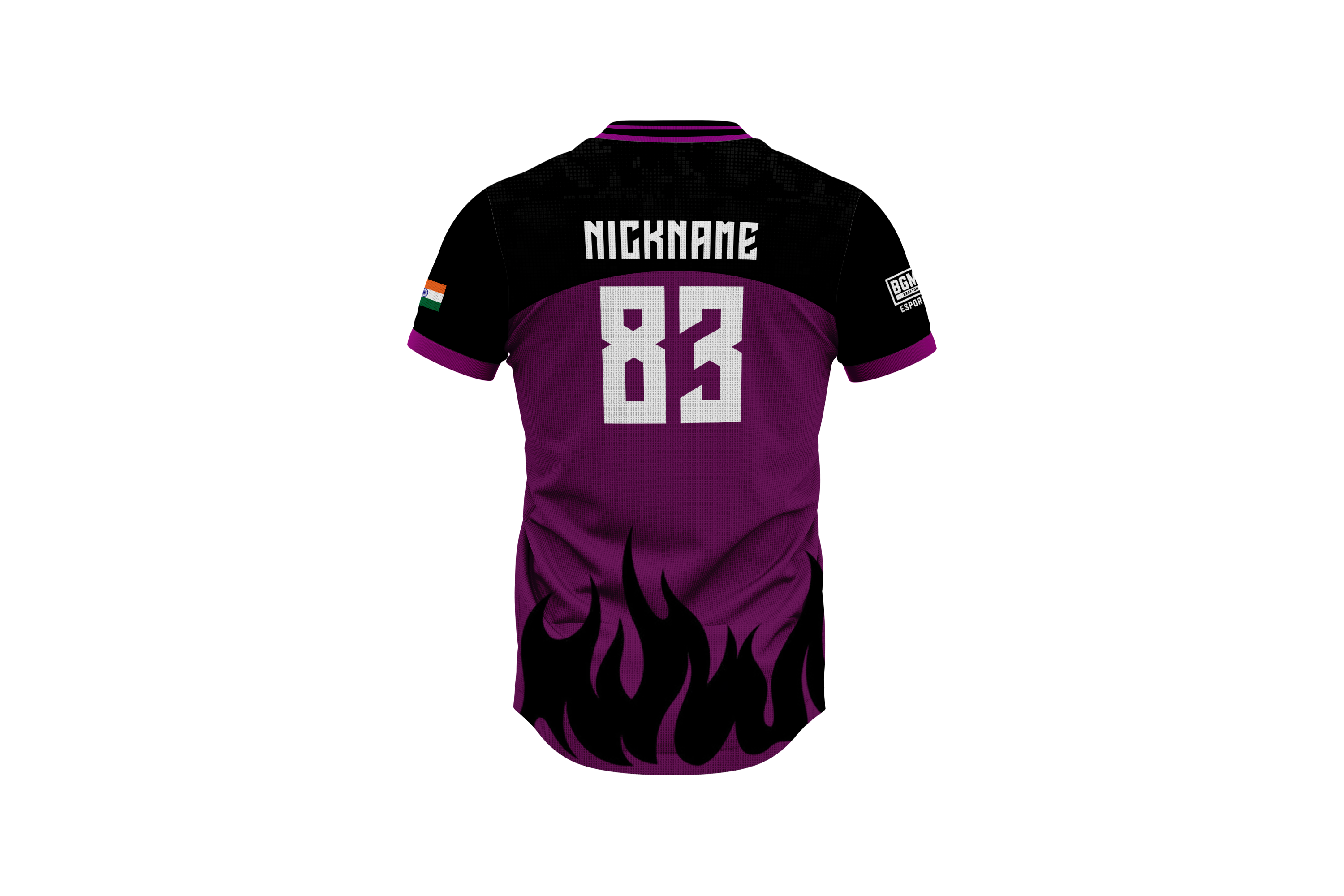 Custom Match Esports Jersey – Name, Logo, Flag & Number