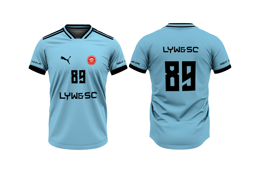 Custom Football Sportswear – Club Logo, Name, Number & Flag