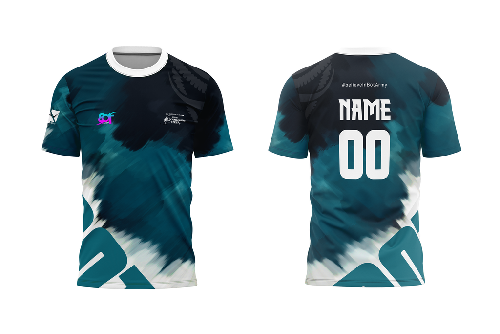 Master Series 2025 Official Bot Army Esports Jersey – Name, Number & Logo