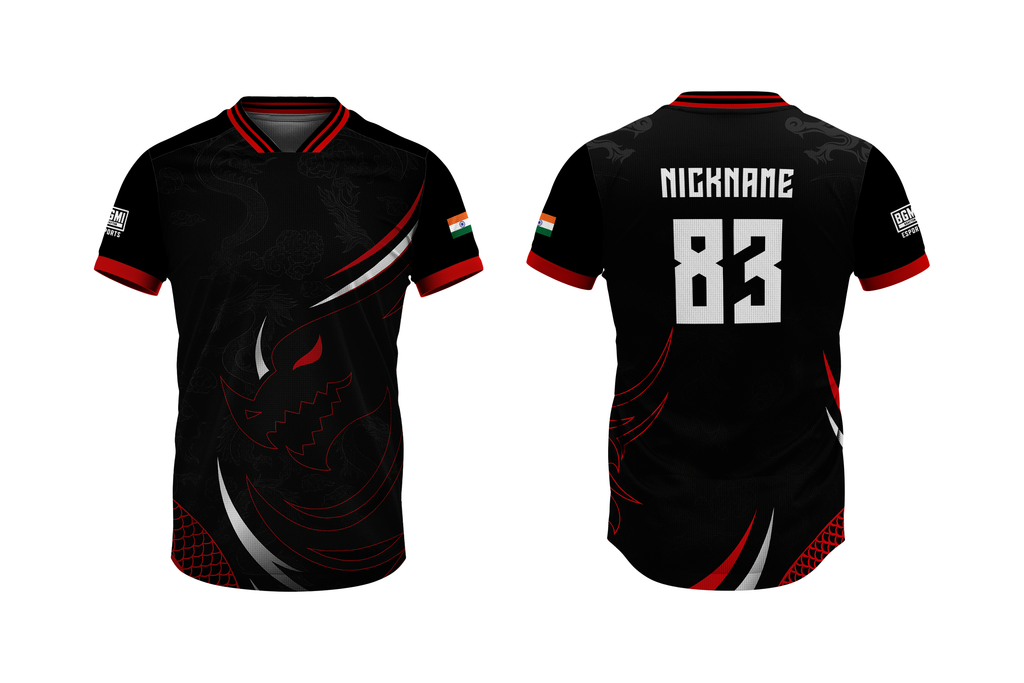 Dragon Esports Jersey Custom Design – Name, Number, Logo & Flag