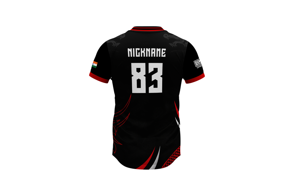 Dragon Esports Jersey Custom Design – Name, Number, Logo & Flag