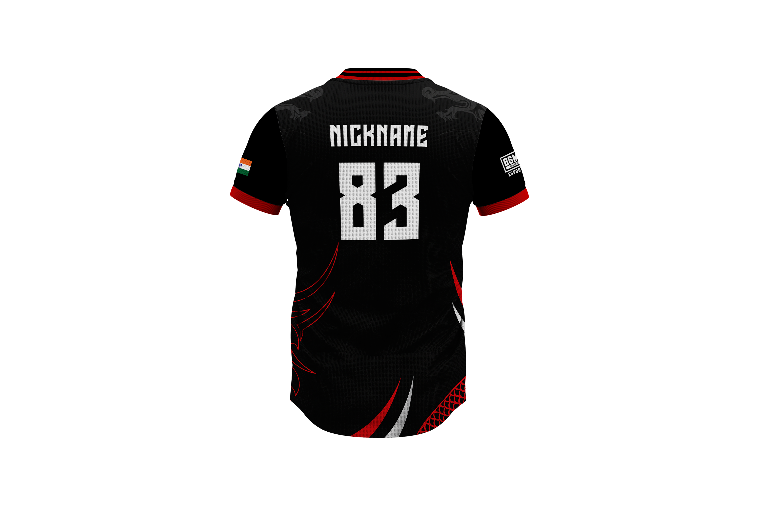 Dragon Esports Jersey Custom Design – Name, Number, Logo & Flag