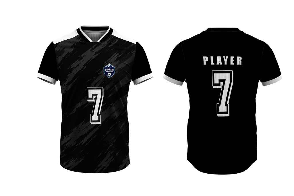 Highland Black & Grey Goal Keeper Jersey 2026 Elite Edition