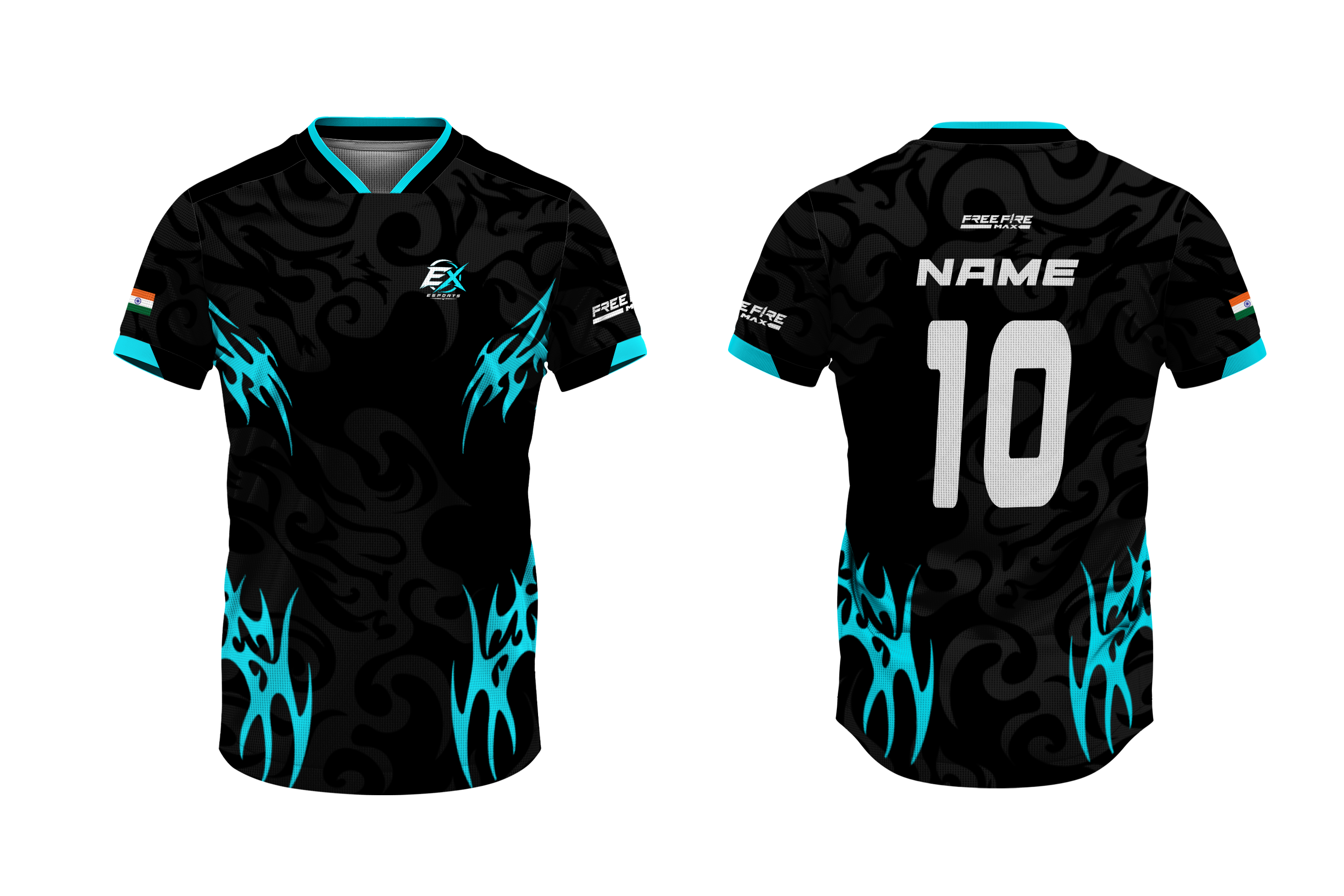 EX Esports Custom Premium FreeFire Max Jersey - 2026 Edition