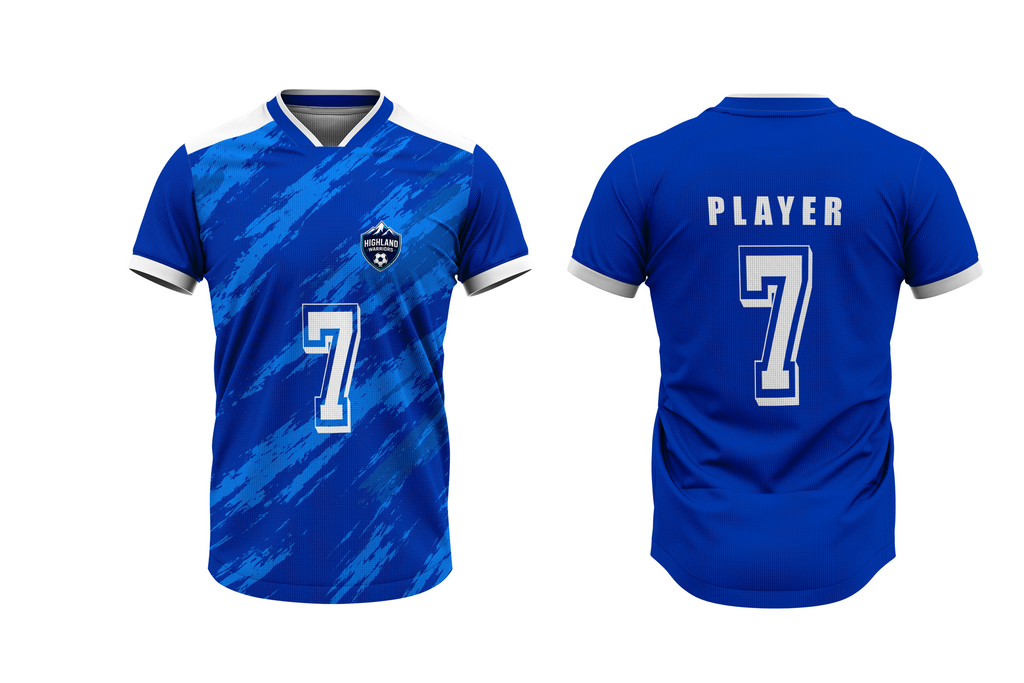 Highland Player Edition Blue & White Jersey 2026